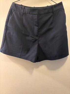 Zara Navy Tailored Women's Dress Shorts